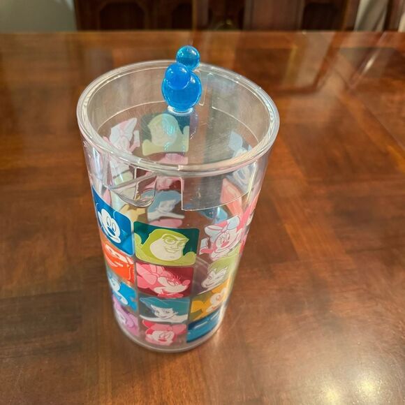 Disney Plastic Drink Pitcher Minnie Mickey Mouse Summer Fun - Picture 2 of 9